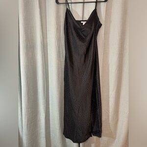 Black slip dress NWT